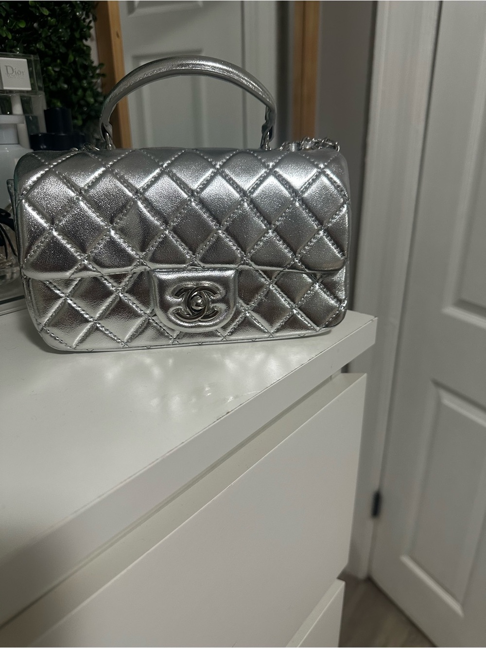 “CC” Metallic Bag - Picture 3 of 6